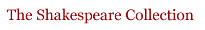 Les collections Shakespeare